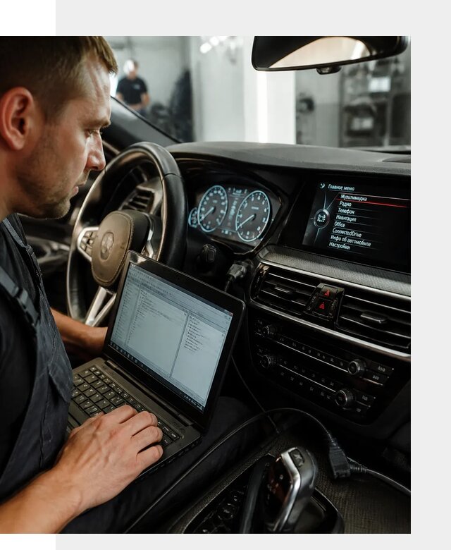 Русификация приборной панели BMW для авто в Клине от компании