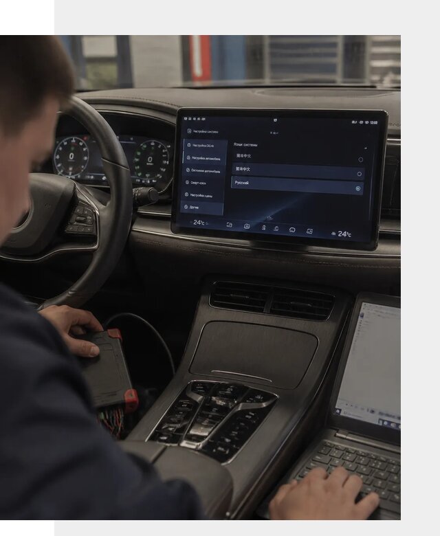 Русификация автомобиля BYD HAN для эксплуатации в Клине