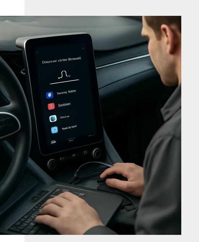 Установка приложений Lynk Co на автомобиль в Клине